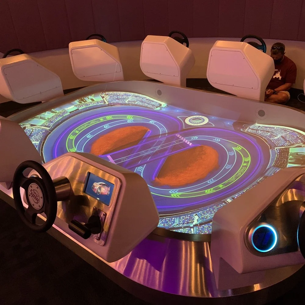Test Track interactive table